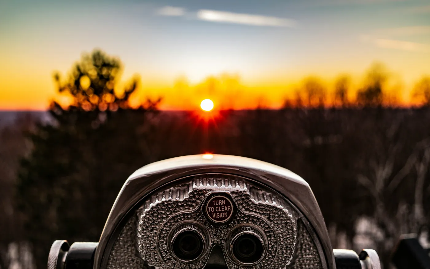 selective focus photo of silver tower viewer telescope facing sunshine by Matt Noble courtesy of Unsplash.